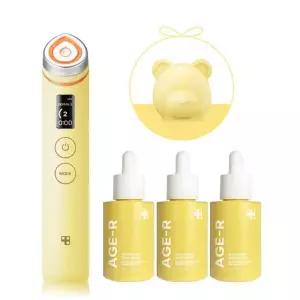 메디큐브 에이지알 부스터 프로 레몬+글루타치온 앰플 3개(옐로우)+곰돌이헤드1