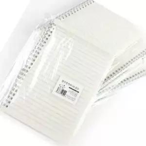 [문구] 심플 A5 하얀 줄수첩 라인 문구 사무용품 5개세트