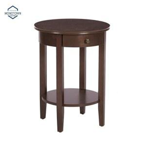 원탁의 둥근 소파 고가구 테이블 원목 원탁 모서리 심플 거실 작은