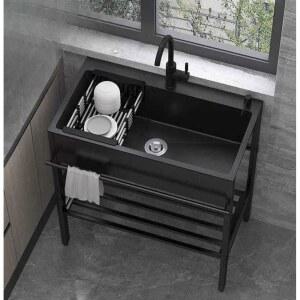 소형 탕비실 다용도 이동식 씽크대 빨래 사무실 개수대 설치