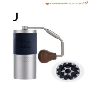1Zpresso J 수동 커피 그라인더 휴대용 밀 스테인레스 스틸 버 48mm