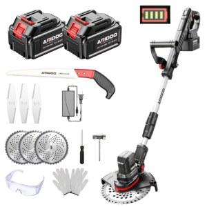 메드윌 초경량 무선예초기 제초기 충전식 고출력 라이트