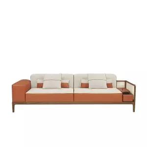 소가죽 소파 호텔 가죽 호두나무 커스텀 로비 라운지 안락의자 다이닝