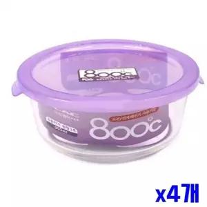 bns 내열유리 오븐 밀폐용기 찬기 950ml x4개 WFLITS2