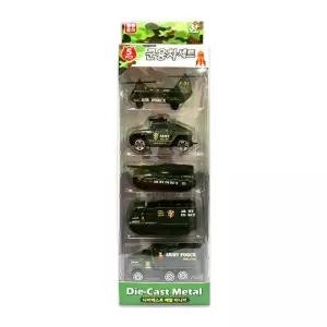 황용토이 군용차세트 5P-T/자동차완구/장난감/특수차/중장비/미니카/어린이날선물/조카선물