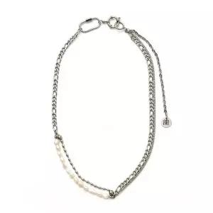 매장정품 RAD FICTION PAYSEUR CARABINER PEARL CHAIN NECKLACE / VANILLA