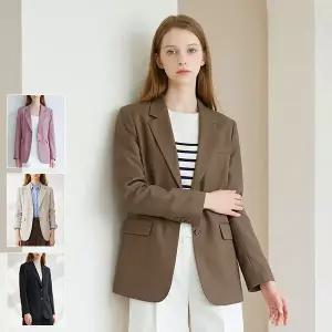 [로코엘라]지나 내추럴 프렌치린넨 100 여성 린넨 자켓