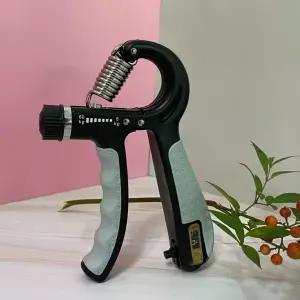 악력기 조절 악력기 강도 카운터 5-60kg 그레이 손완력기 손악력기 JPA