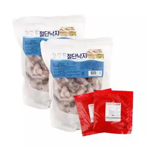 [동방유통] 손질 절단 낙지 1kgx2팩 (소스동봉)