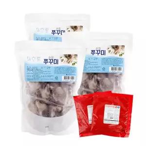 [동방유통] 손질 주꾸미 1kgx3팩 (소스동봉)