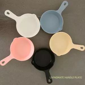 미니접시 먹방앞접시 손잡이접시 손잡이미니접시 먹방