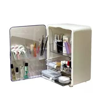 화장품정리함 케이스 미니화장대 정리 화장품수납 정리함