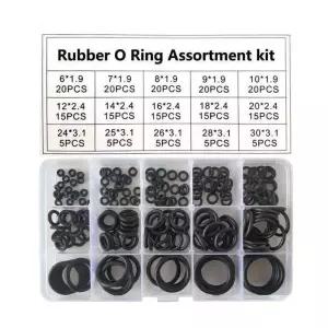 액체 오일누출방지 NBR 실리콘고무 200PCS O링 세트