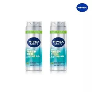 [니베아]니베아 맨 프레시 킥 쉐이빙 젤 200ml 2개