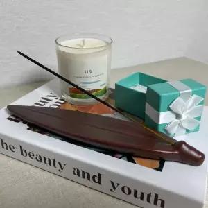 홀더 홀더 받침대 세라믹 대나무 향 잎 스틱 인텐스 인센스스틱