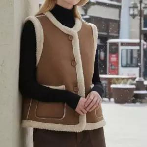 [릴룸]리버시블 무스탕 조끼