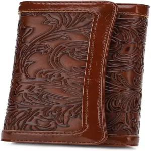 MEITRUE 여성 지갑 가죽 RFID 차단 삼중 엠보싱 롱 클러치 카드 홀더 휴대폰 체크북 정리함