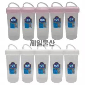 덕신화학 다회용 빨대컵 300ml 간편 플라스틱컵 10개