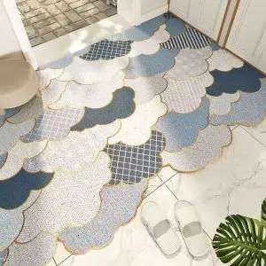 현관 코일 발매트 업소용 출입문 입구 바닥매트 대형 120x140cm WFJD1M5