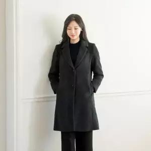 [마담4060]엄마옷 마담4060 클래씨마담 케니우드버튼하프울 데일리 중년여성 코트-RCO