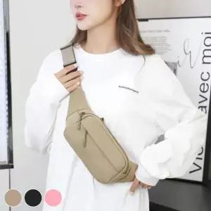 허리색 여행 커플 가방 허리가방 슬링백가방 대학생