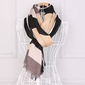 조각보 줄 기본 롱 스카프 머플러 목도리 가을 겨울