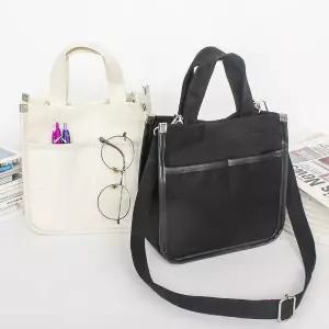 미콘 22219 국산 캔버스 미니 에코백 크로스백