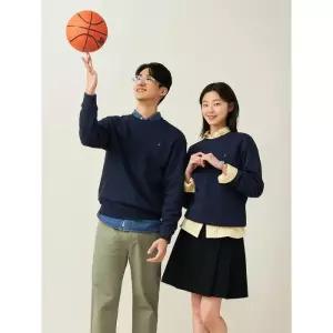 [빈폴멘][Essential] 남녀공용 스웨트 셔츠 - 네이비 (BC5141E03R)