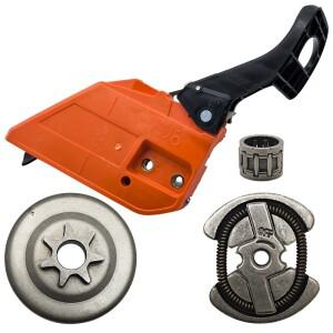 .325 7T 체인 브레이크 핸들 클러치 커버 드럼 베어링 키트 HUSQVARNA 142 141 136 137 전기 톱 교체 부품