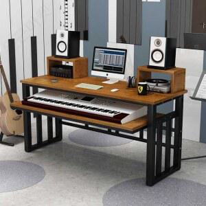 미디 책상 피아노 작업 작곡 건반 데스크 전자 편곡 음악 테이블