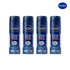 [니베아]니베아 맨 데오드란트 스프레이 쿨 킥 200ml 4개