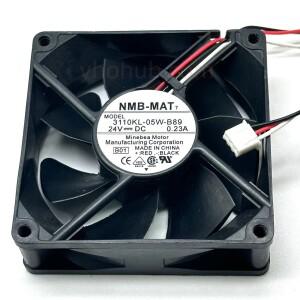 NMB-MAT 3110KL-05W-B89 B01 DC 24V 0.23A 80x80x25mm 3 선 서버 냉각 팬