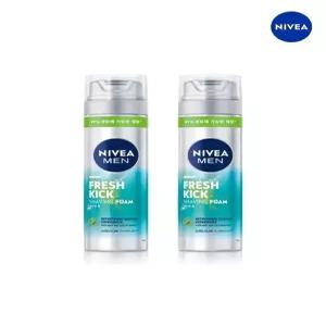[니베아]니베아 맨 프레시 킥 쉐이빙폼 200ml 2개
