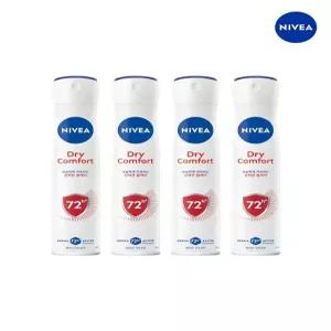 [니베아]니베아 데오드란트 스프레이 드라이콤포트 200ml 4개