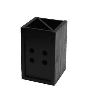 월넛 사각수저통 사각필통