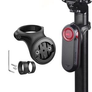 자전거 안장 램프 마운트 시트포스트 테일라이트 브래킷 홀더 (가민 바리아 레이더 RTL510 500 RVR315 액세