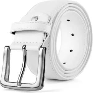 마이쿤 남성 블랙 가죽 벨트 캐주얼 드레스 클래식 디자인 핀 버클