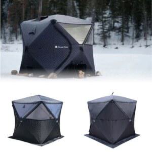 사우나텐트 빙어텐트 전용링크 누빔 회색 큐브 텐트
