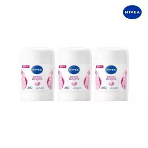 [니베아]니베아 데오드란트 스틱 엑스트라 브라이트 50ml 3개