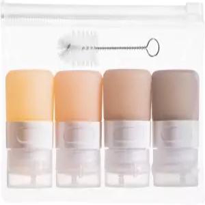 마이스베이 조미료 소스용 압착 병 재사용 가능한 샌드위치 백과 함께 수 있는 1온스 미니 실리콘 샐러드