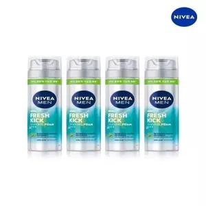 [니베아]니베아 맨 프레시 킥 쉐이빙폼 200ml 4개