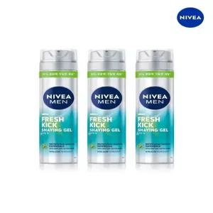 [니베아]니베아 맨 프레시 킥 쉐이빙 젤 200ml 3개