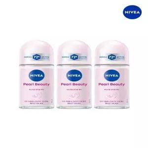 [니베아]니베아 데오드란트 롤온 펄 뷰티 50ml 3개