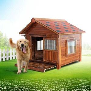 애견하우스 대형견 사계절 범용 강아지 대형 중형견 개집 실내