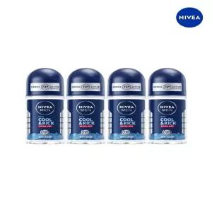 [니베아]니베아 맨 데오드란트 롤온 쿨 앤 킥 50ml 4개