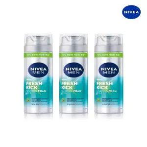 [니베아]니베아 맨 프레시 킥 쉐이빙폼 200ml 3개