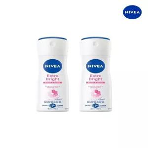 [니베아]니베아 데오드란트 스프레이 엑스트라 브라이트 60ml 2개