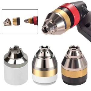 P80 플라즈마 절단 토치 액세서리 노즐 구리 보호 슬리브 용접 접촉 커터 커버 부품