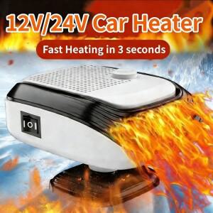 가열 12V/24V 차량용 히터 & 제상기 이중 속도 겨울철 난방 및 김서림 제거용 전면 디미스터