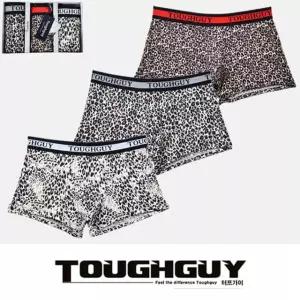 편안한 사방스판 레오파드 남성 드로즈 3매입 0134yh